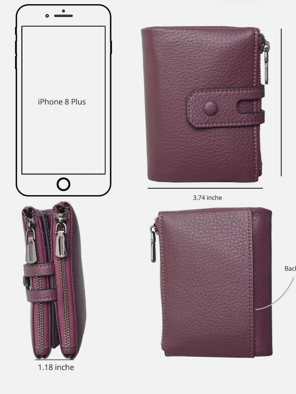 NWB Bveyzi Small Soft Leather Wallet
